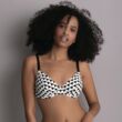 Kép 1/4 - Anita Rosa Faia Celine bikinifelső - fekete-fehér