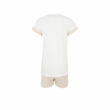 Kép 3/3 - Cotonella női rövid pizsama DDD40 - fehér-bézs