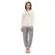 Kép 2/3 - DN- Nightwear wellsoft pizsama - ekrü