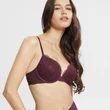 Kép 1/4 - Esprit Seasonal Lace push up melltartó - Bordó