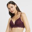 Kép 1/5 - Esprit Seasonal Lace merevítő nélküli melltartó - Bordó