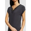 Kép 2/7 - Esprit Seasonal Lace pizsama - sötétszürke