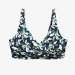 Kép 5/6 - Esprit zöld mintás merevítős extra bikini