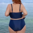 Kép 3/3 - Bahama plus size tankini - sötétkék