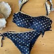 Kép 2/3 - Carib Swimwear 21 csíkbikini - fekete-arany