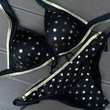 Kép 2/3 - Carib Swimwear 21 arany pöttyös - push up háromszög