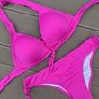 Kép 3/3 - Carib Swimwear 24 Fukszia bikini - push up háromszög