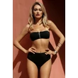 Kép 1/5 - Feba fekete pánt nélküli bikini