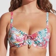 Kép 2/4 - Gisela 22 merevítős bikini - trópusi virágos