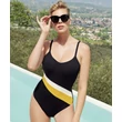 Kép 1/6 - Lisca Saint Tropez merevítős egyrészes fürdőruha - fekete