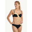 Kép 1/4 - Lisca Saint Tropez vékony szivacsos bikinifelső - fekete