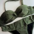 Kép 2/3 - Paloma 23 bandeau bikini 907 - zöld lurex