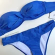 Kép 2/3 - Paloma 24 bandeau lurex bikini 912 - királykék