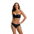 Kép 1/3 - Paloma 25 bandeau bikini 913 - fekete lurex