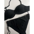 Kép 2/3 - Paloma 25 bandeau bikini 913 - fekete lurex