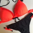 Kép 2/2 - Pyramid Seychelles bikini - korall-fekete