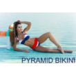 Pyramid Corse bikini - kék trikolor