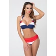 Kép 2/3 - Pyramid Corse bikini - kék trikolor