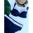 Kép 2/3 - Yaffa Dorina Cinque Terre bikini - sötétkék
