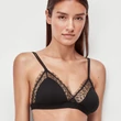 Kép 3/6 - Gisela háromszög bralette szett - fekete