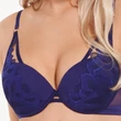 Kép 2/4 - Lisca Sapphire push up melltartó - királykék