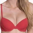Kép 2/4 - Lisca Cheek Blooms push up melltartó - piros