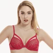Kép 3/5 - Lisca Flamenco push up melltartó - piros