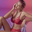 Kép 1/5 - Lisca Flamenco push up melltartó - piros