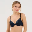 Kép 2/3 - Lisca Mirabelle push up melltartó - kék