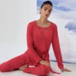 Kép 2/4 - Lisca Selection Sympathy hosszú pizsama - piros