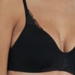 Kép 2/4 - Lisca Leonie merevítő nélküli melltartó - fekete