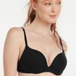 Kép 1/4 - Lisca Cheek Smooth merevítő nélküli push up melltartó - fekete