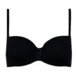 Kép 4/4 - Lisca Palma vékony szivacsos bikinifelső - fekete