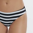 Kép 3/4 - Lisca Rhodes normál bikinialsó - fekete-fehér
