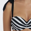 Kép 3/6 - Lisca Rhodes levehető pántos bikinifelső - fekete-fehér