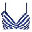Kép 4/4 - Lisca Rhodes háromszög bikinifelső - kék-fehér