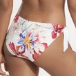 Kép 2/5 - Lisca Tunis normál bikinialsó - fehér virágos