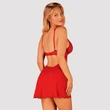 Kép 2/3 - Obsessive Luvae Babydoll - piros