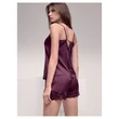 Kép 2/4 - Lormar Satén babydoll - Burgundy