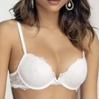 Kép 1/4 - Sielei Glam push up melltartó - törtfehér