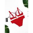 Kép 4/5 - Origami Bikini 21 Chicago Red nagy háromszög fürdőruha