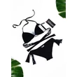 Kép 4/5 - Origami Bikini 21 Savannah Black háromszög bikini