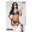 Kép 1/5 - Origami Bikini 21 Oceanside Petrol push up háromszög