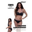 Kép 2/4 - Origami Bikini 24 Cyprus Diamond Black Bandeau