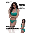 Kép 2/4 - Origami Bikini 24 Cyprus Diamond Green Bandeau