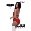 Kép 3/4 - Origami Bikini 24 Barbados Red háromszög