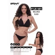 Kép 2/4 - Origami Bikini 24 Mallorca Black push up háromszög