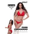 Kép 2/4 - Origami Bikini 24 Mallorca Red push up háromszög