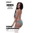 Kép 3/4 - Origami Bikini 24 Barbados French Green push up háromszög