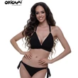 Kép 1/4 - Origami Bikini 24 Maui Black push up háromszög